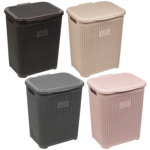 45l plastic laundry basket - plastic,