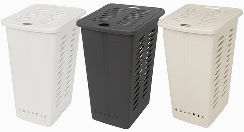 30l slim laundry basket hamper - basket,