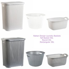 Plastic Laundry Basket Clothes