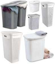 52L Plastic Slim Lid Bin