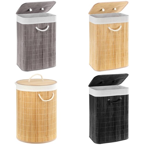 Bamboo laundry hampers - bamboo,