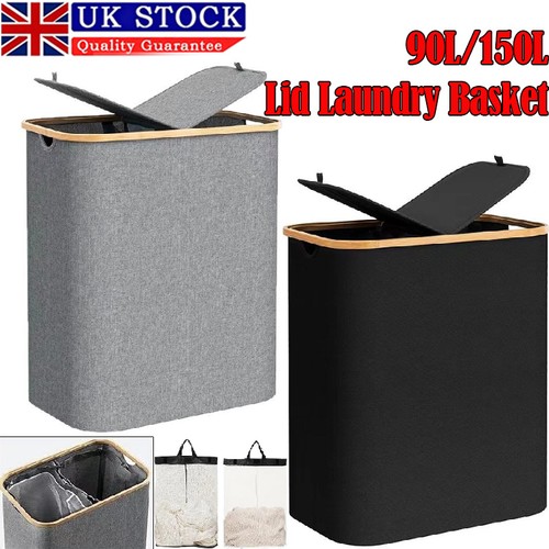 90l 150l lid laundry basket - 90l/150l,