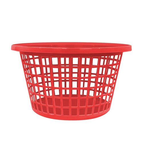 Red plastic laundry - plastic,