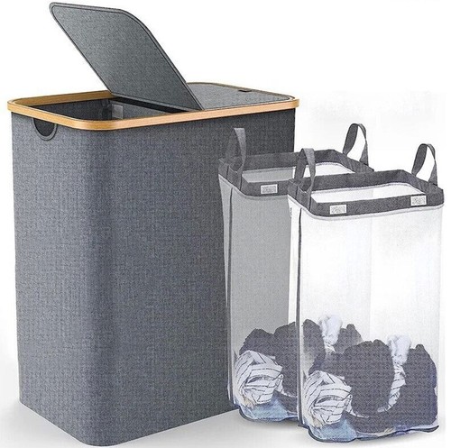 160l large laundry basket bin - laundry,