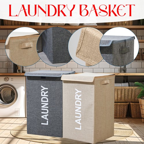 Laundry hamper with lid - hamper,
