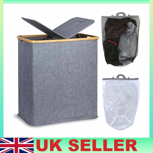 Section laundry hamper 140l - 2-section,