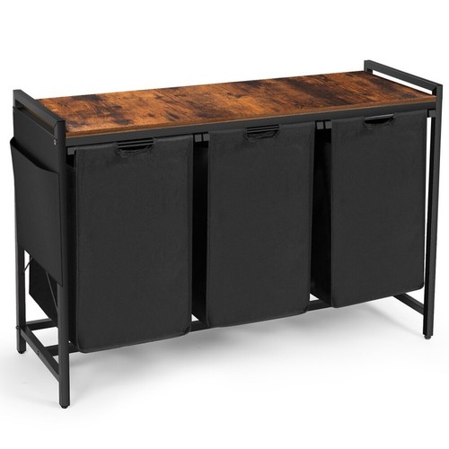 Compartment laundry basket - 3,