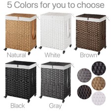 Large Handwoven Laundry Hamper