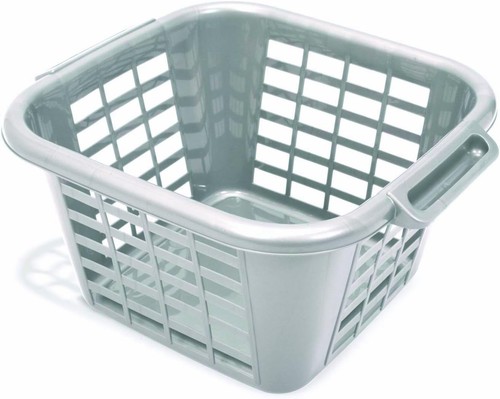 Plastic laundry basket hamper - plastic,