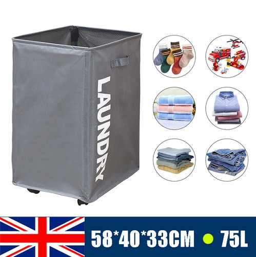 Laundry basket rolling slim - basket,