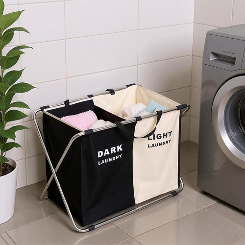 Compartment laundry basket - 2,