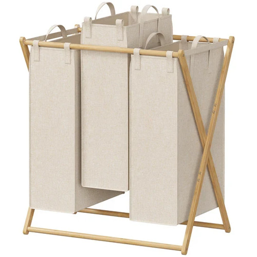 Compartment bamboo laundry - 3,