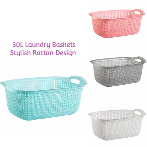 30l plastic laundry basket - 30l,