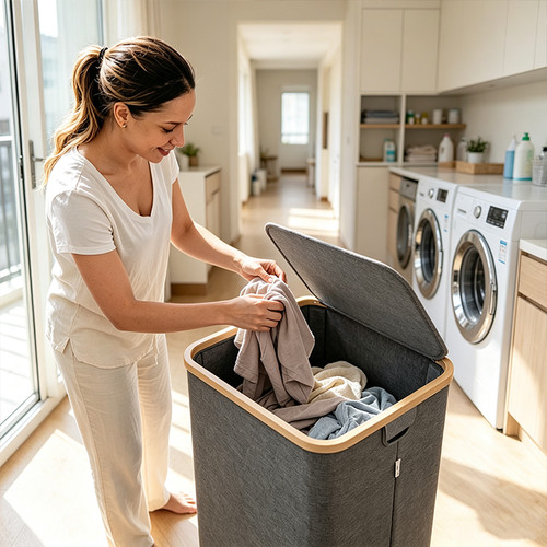 100l laundry basket - 100l,