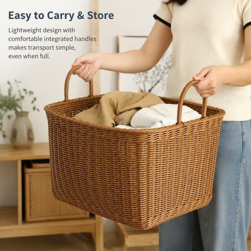 Laundry hamper woven - hamper,