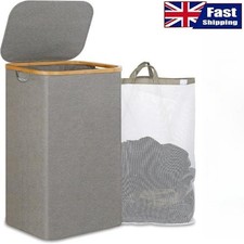 110L Slim Laundry Hamper with
