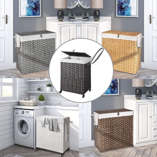 Handwoven laundry hampers with - handwoven,
