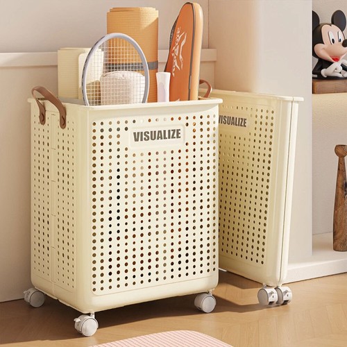 Plastic laundry basket dirty - plastic,