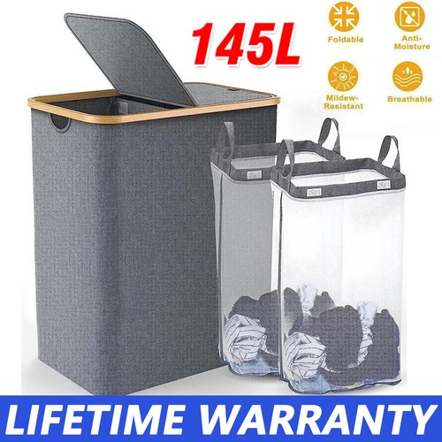 145l large laundry basket - laundry, bin
